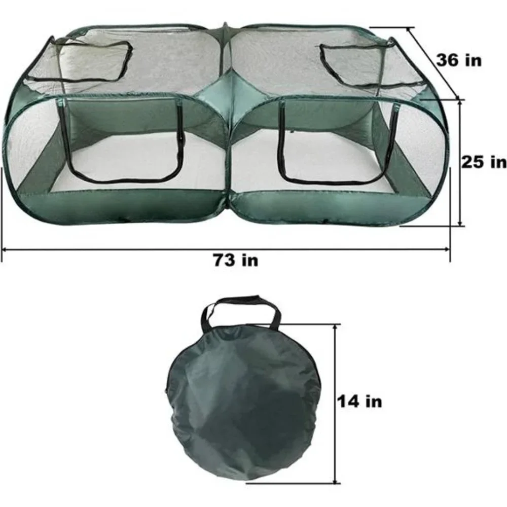 Portable Chicken Coop Chicken Run for Small Animals Foldable